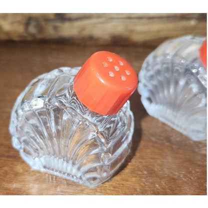 Vintage Retro Sea Shell Salt and Pepper Shakers 1940s