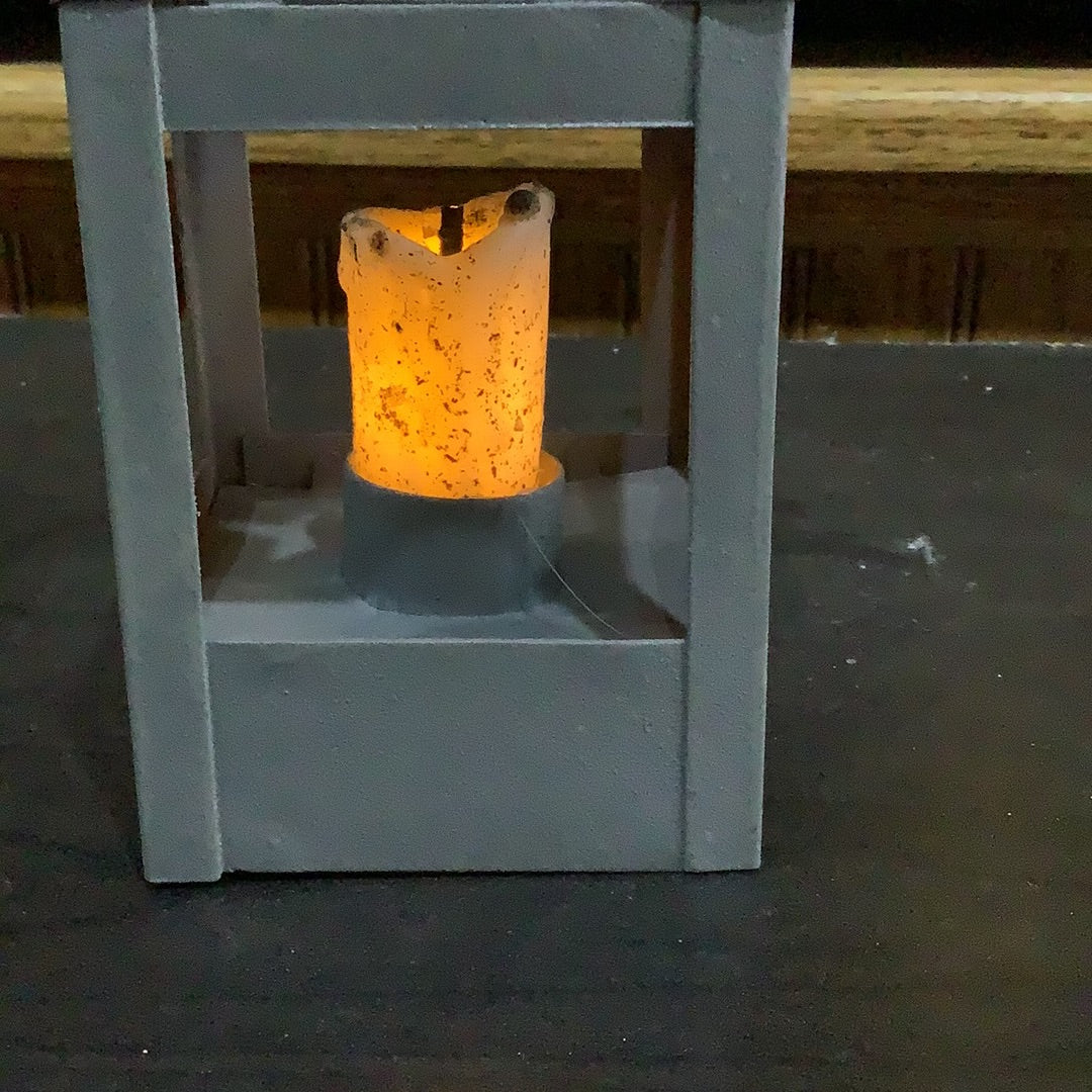 Farmhouse Colors Mini Star Lantern dark grey