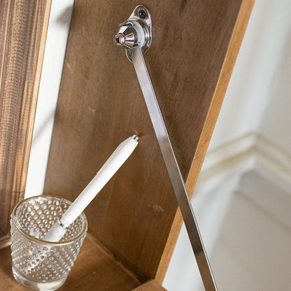 Rustic Oak Wood Fold Down Shelf NOT AVAILABLE AT MINDEN LOCATION