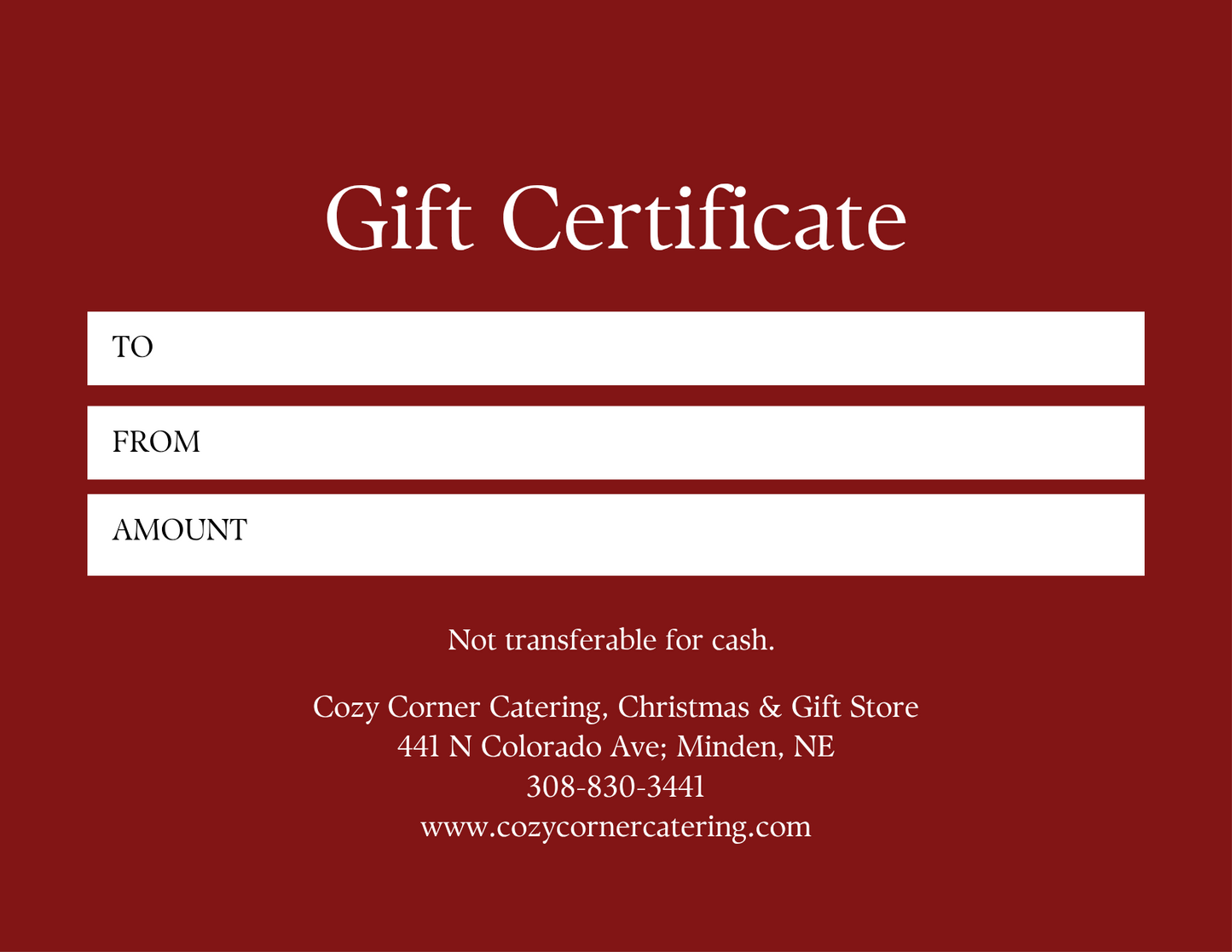 Gift card
