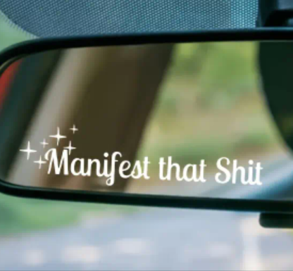 Mirror decal Manifest that $"$- d30