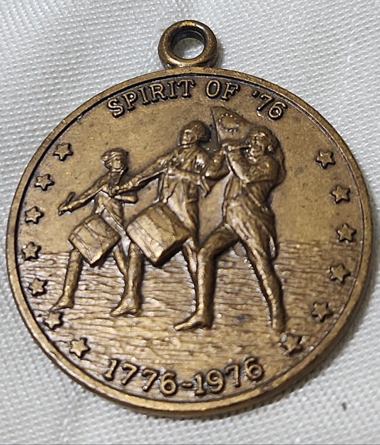Vintage Spirit of '76 Commemorative Medallion U.S. Bicentennial 1776-1976 bh7