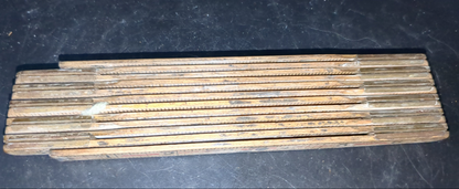 Vintage wooden folding ruler wr2