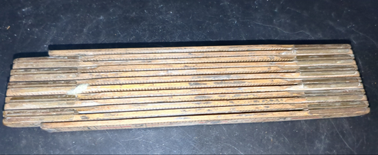 Vintage wooden folding ruler wr2