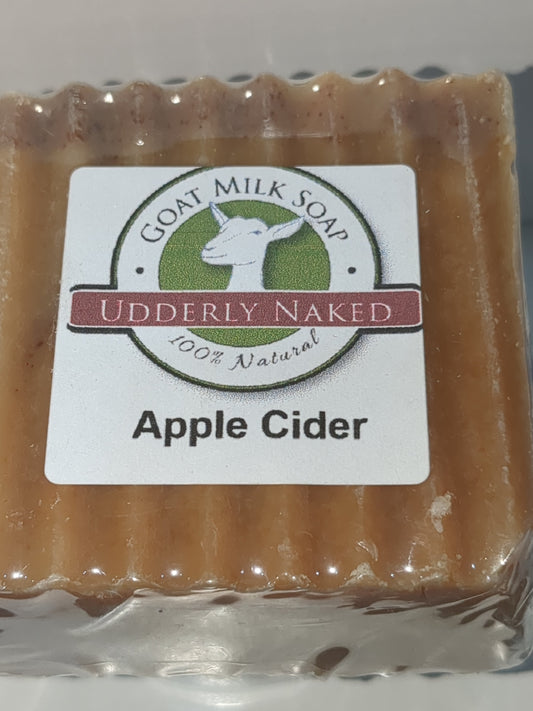 UN5 Utterly naked goat milk soap scented Apple Cider