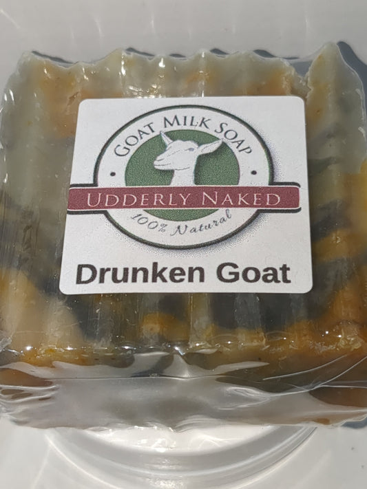 UN6 Utterly naked goat milk soap scented Drunken Goat