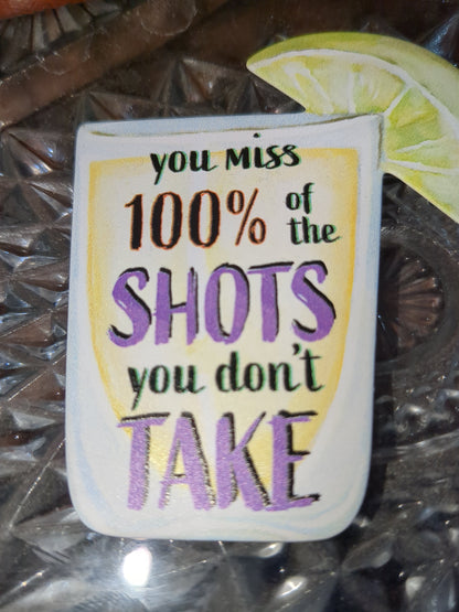 Mg6 you miss 100% of the shots you don't take metal magnet
