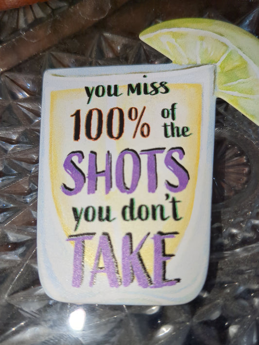 Mg6 you miss 100% of the shots you don't take metal magnet
