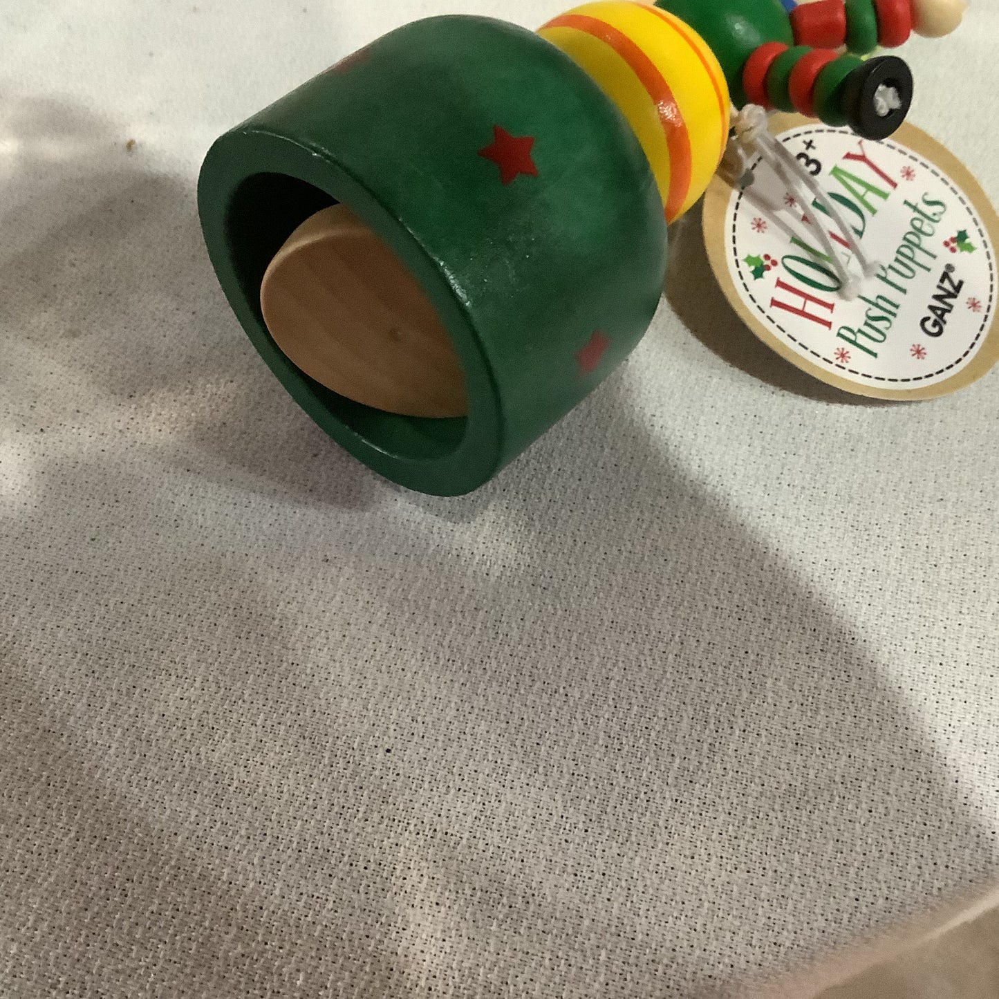 Elf Wooden Push Puppet