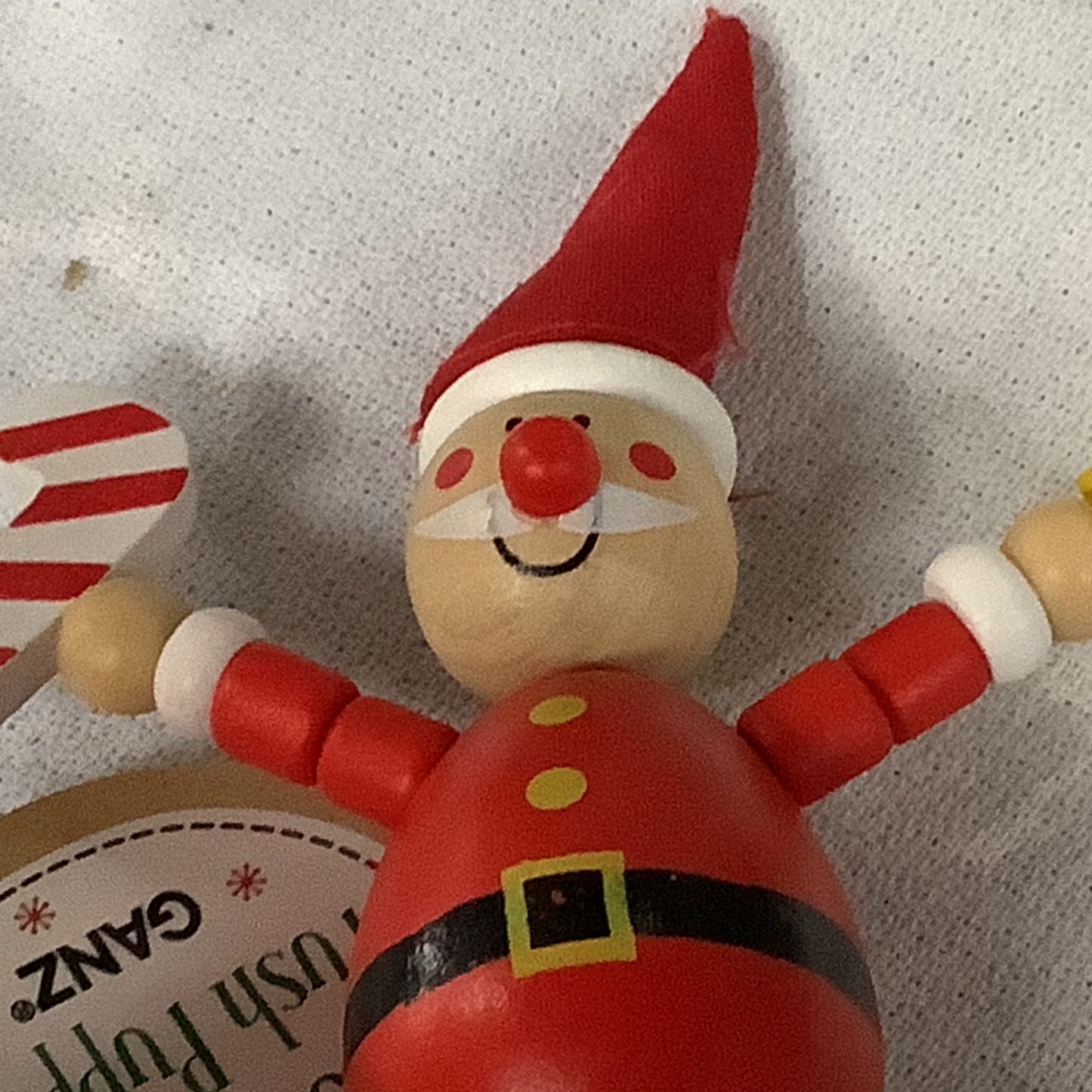 Santa Wooden Push Puppets