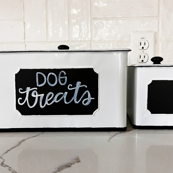 Customizable Metal Kitchen Canisters, Set of Three  NOT AVAILABLE AT MINDEN LOCATION