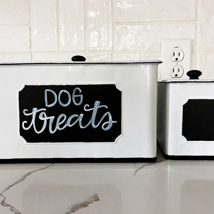 Customizable Metal Kitchen Canisters, Set of Three  NOT AVAILABLE AT MINDEN LOCATION