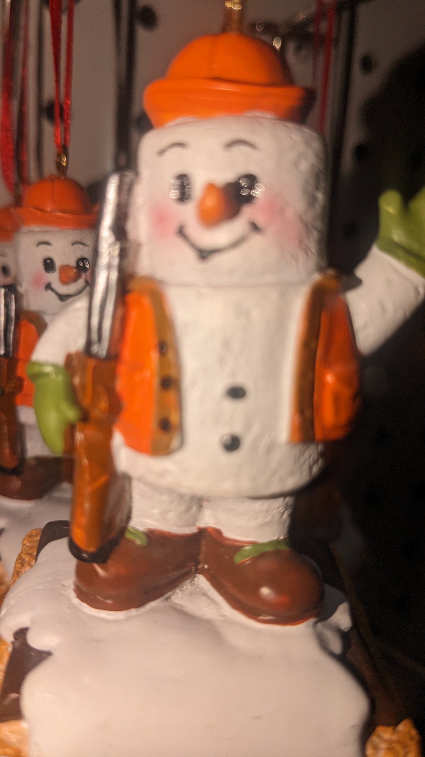 Marshmallow Hunter Ornament