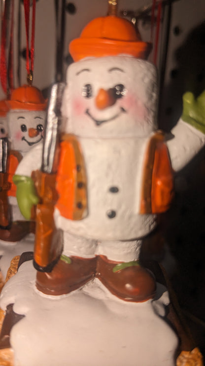 Marshmallow Hunter Ornament