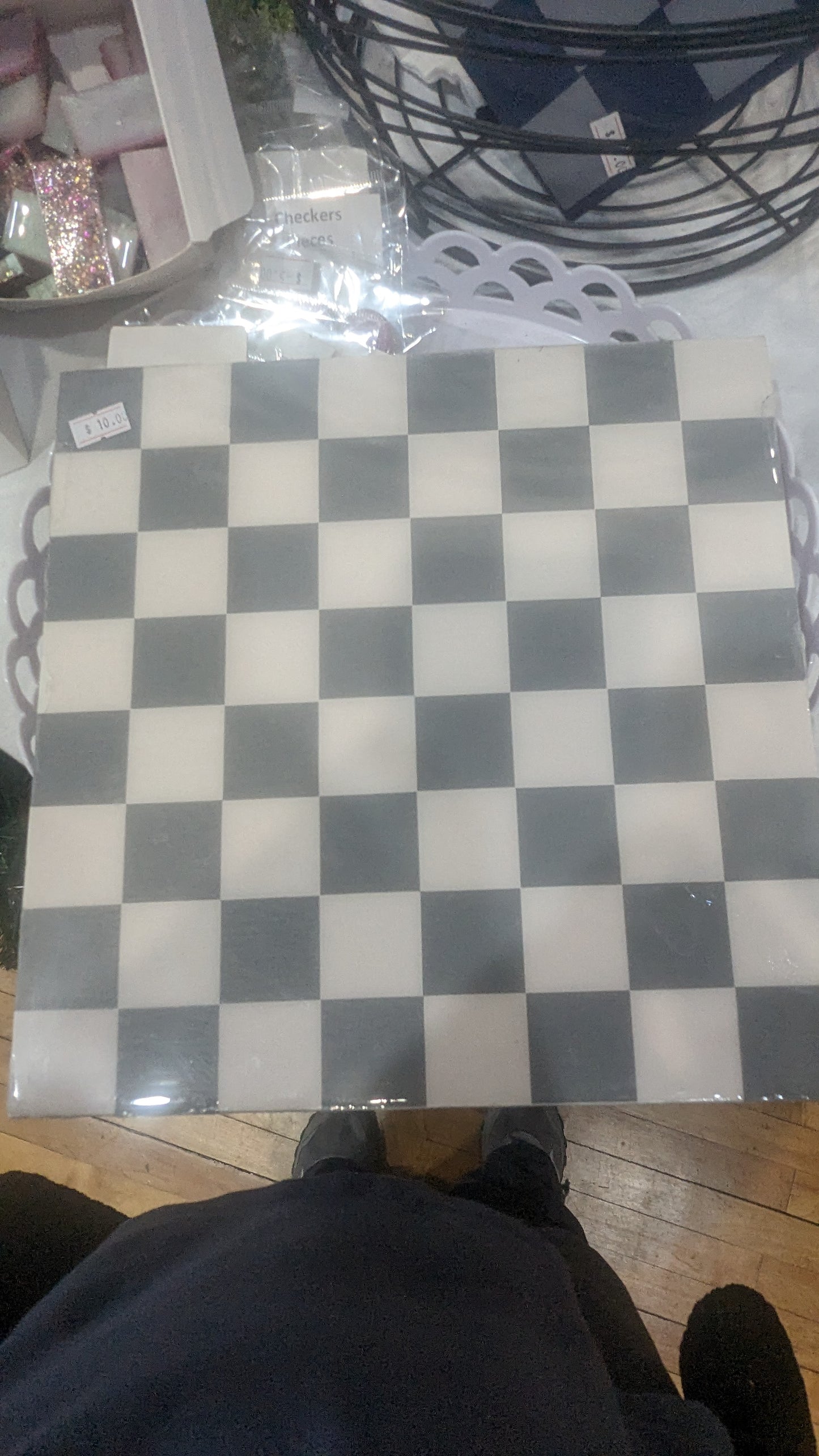 Chess board and chess pieces