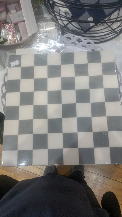 Chess board and chess pieces