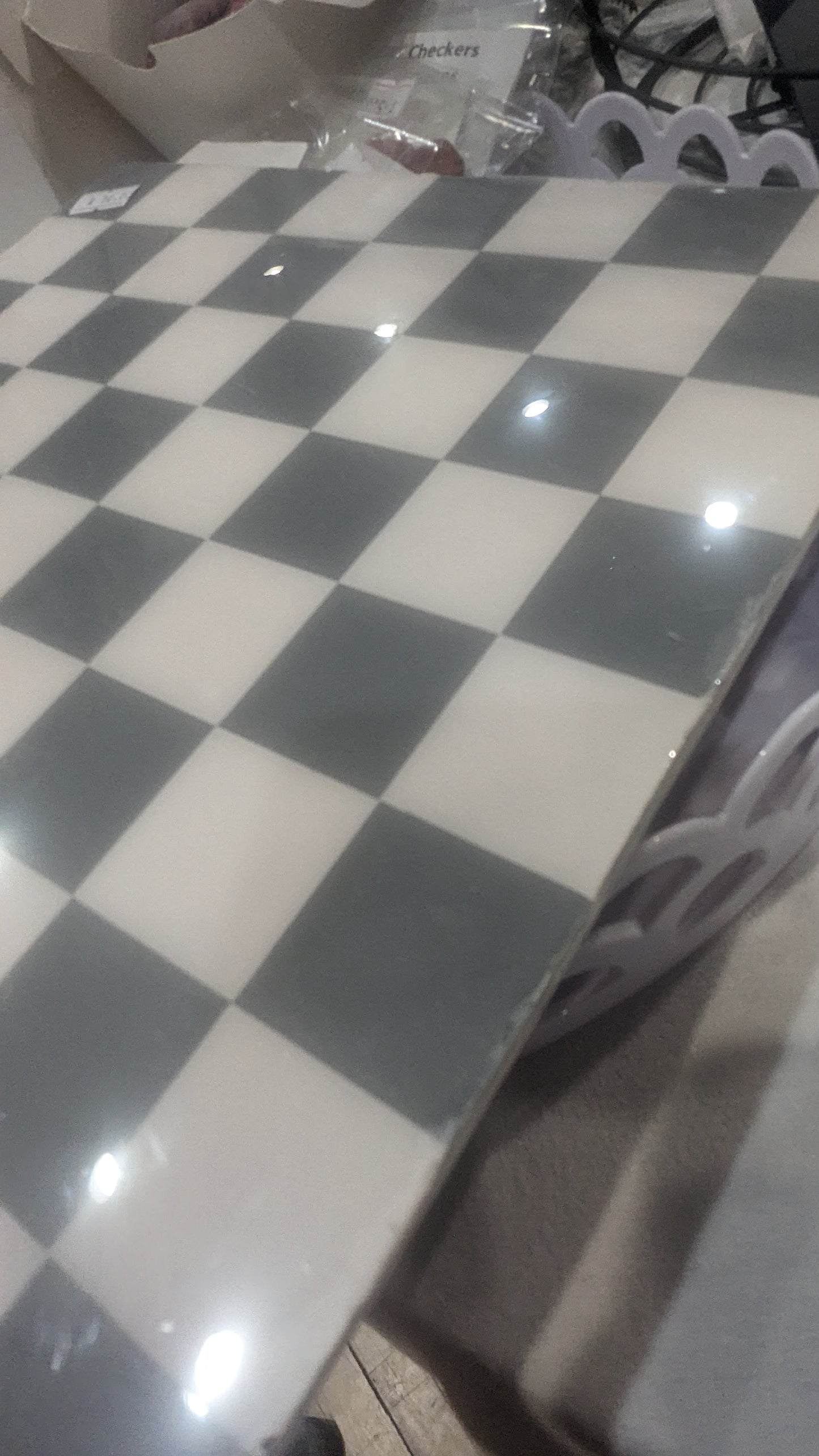 Chess board and chess pieces