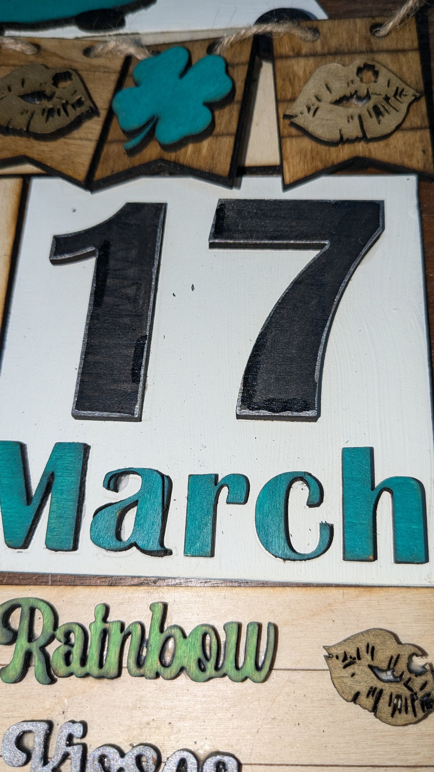 St. Patrick's Day kit for interchangeable arch or rectangle frame.