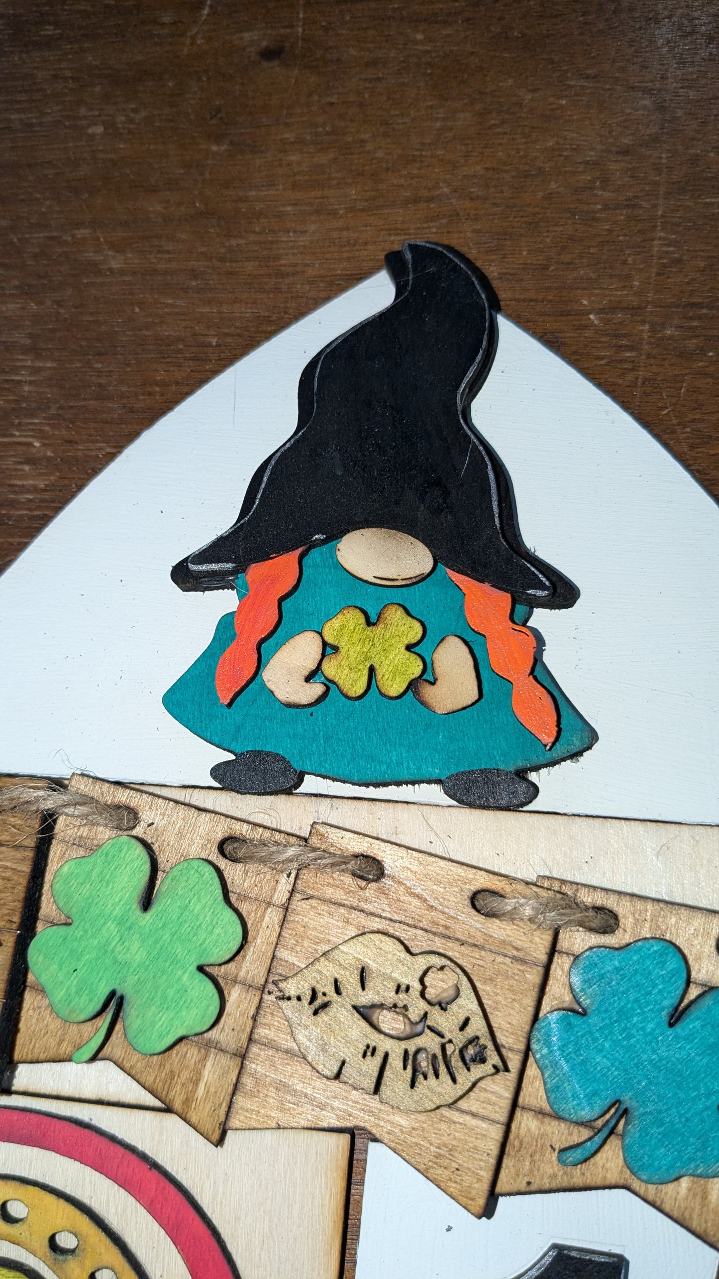 St. Patrick's Day kit for interchangeable arch or rectangle frame.