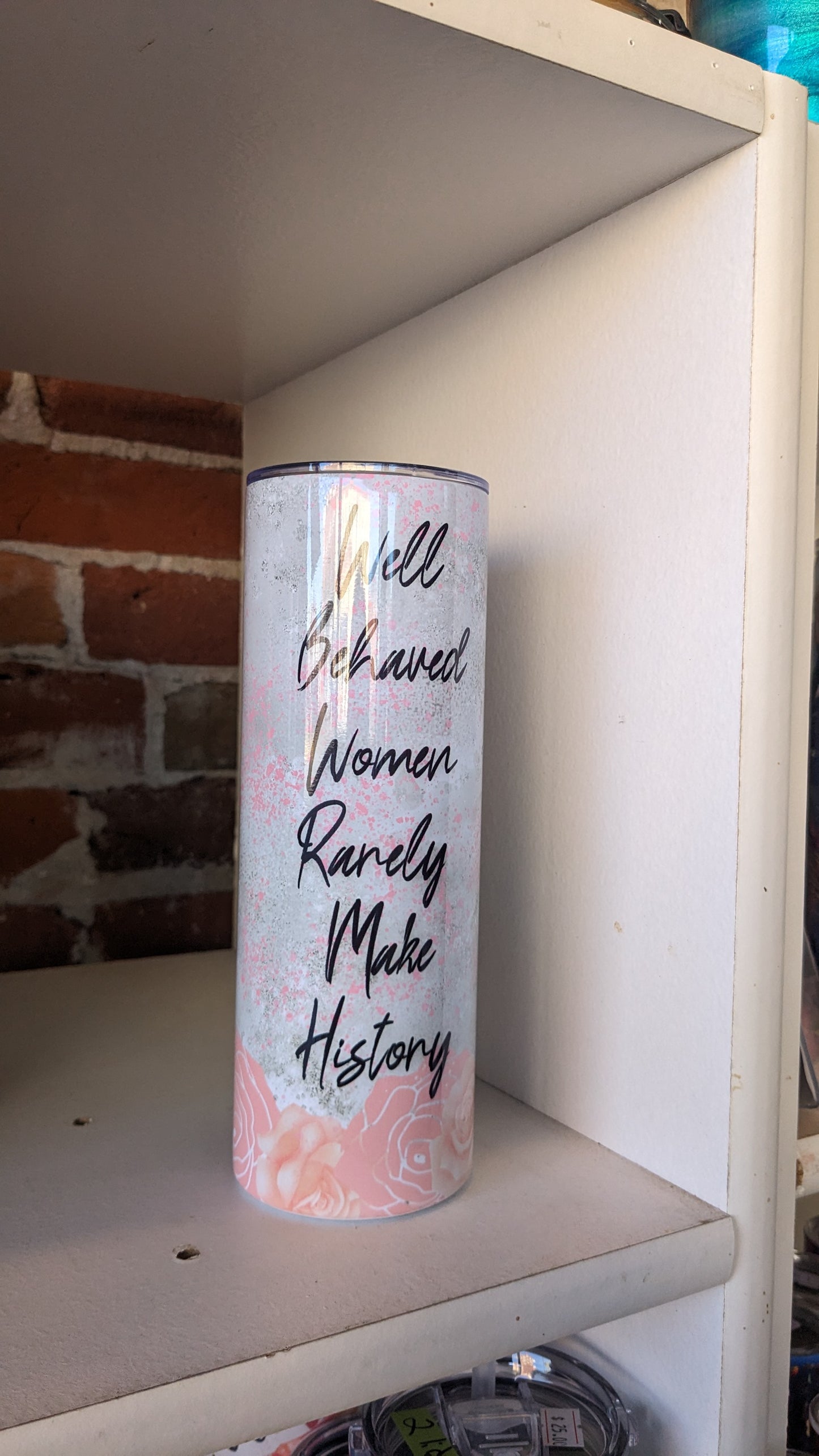 20 Oz Insulated Stainless Steel Tumbler Marilyn Monroe Well-behaved Women Rarely Make History