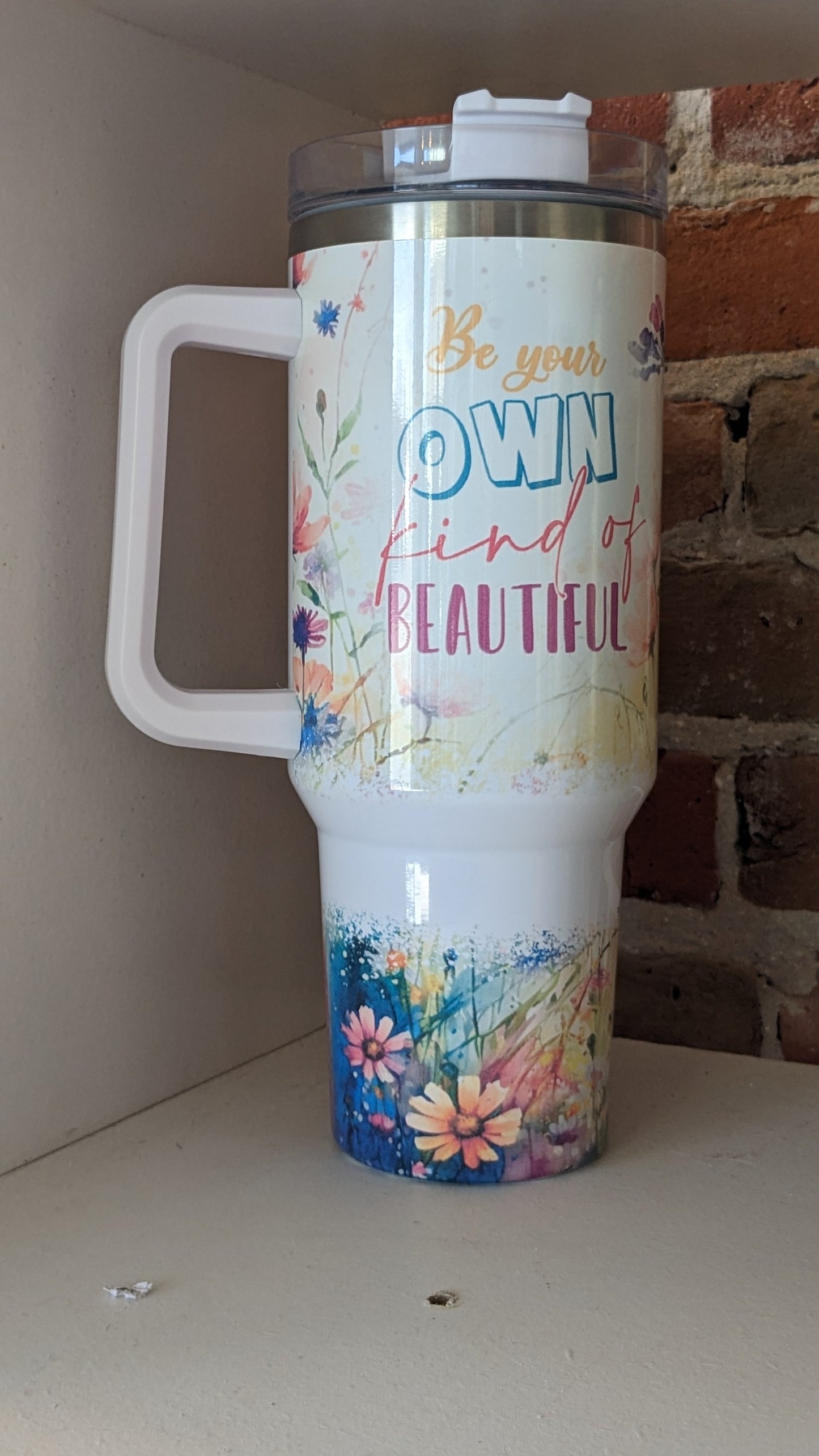 40 Oz Insulated Stainless Steel Tumbler Be Your Own Kind Of Beautiful