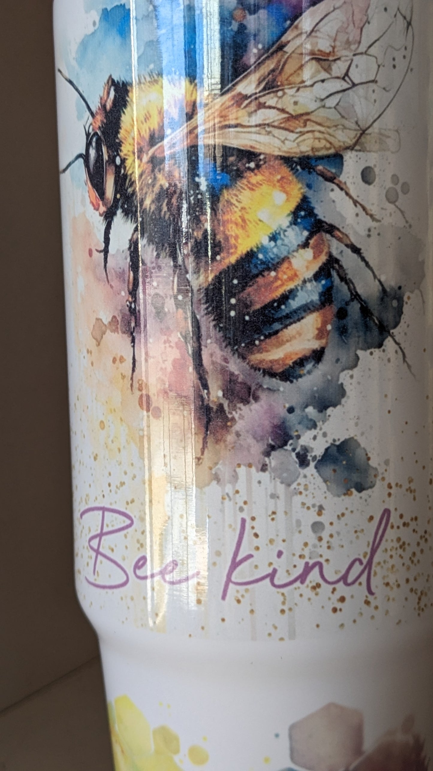 30 Oz Stainless Steel Insulated Tumbler Bees