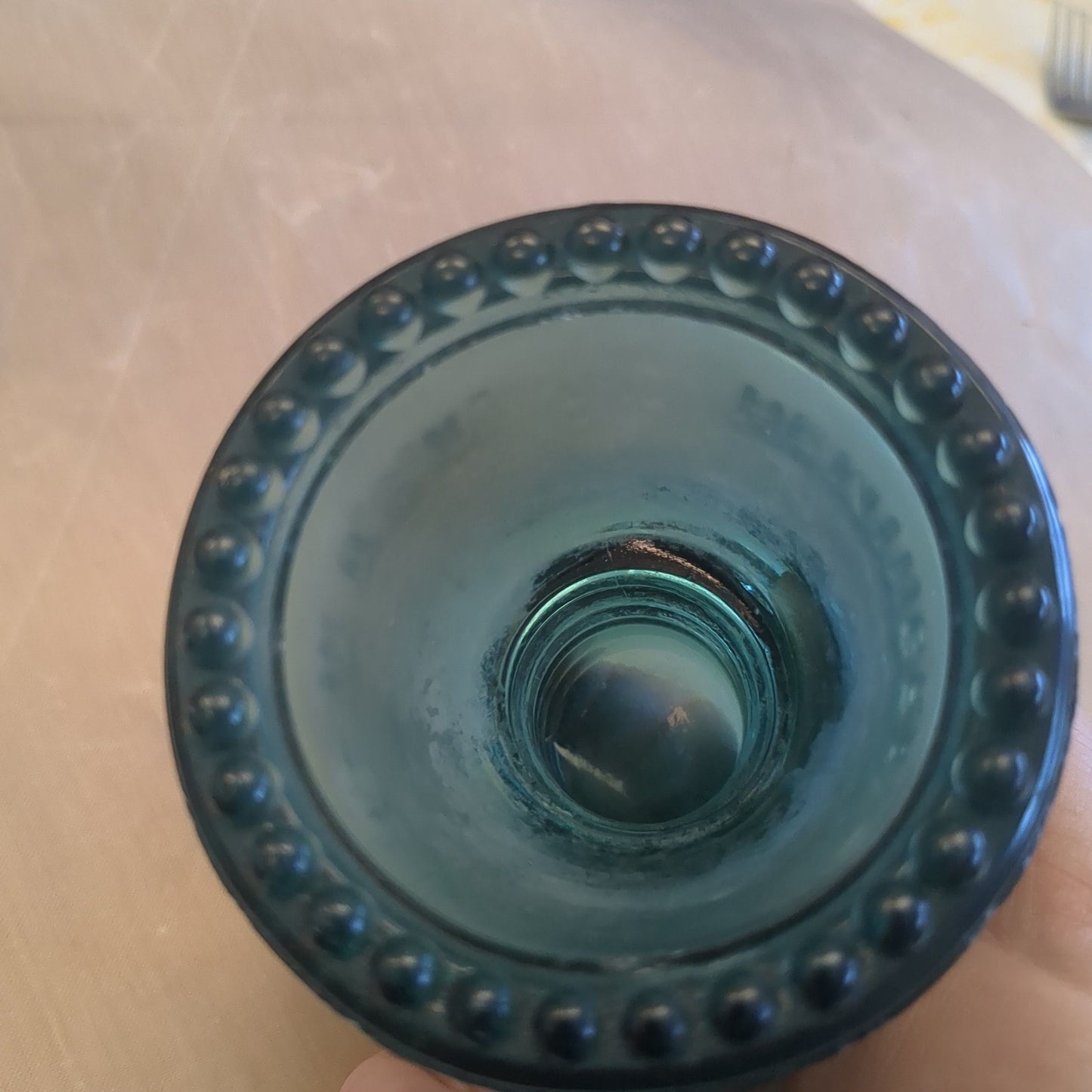 Vintage Teal Green Hemingray  #16 insulator h6-16