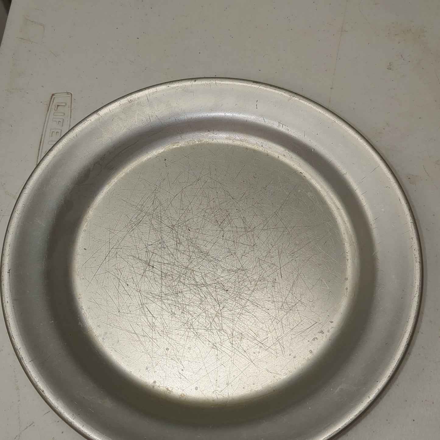 Vintage plate from officer's mess kit Alu121