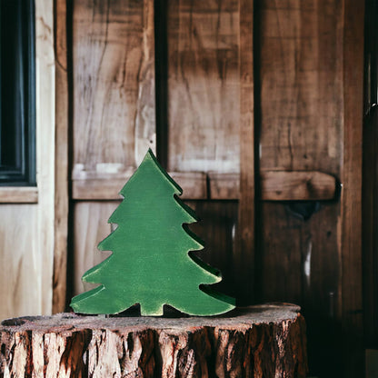 Primitive/Rustic Wood Christmas/Winter Tree - Fluffy: UNFINISHED / Small