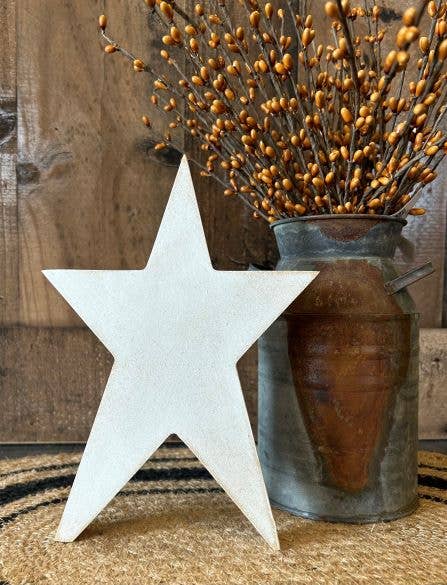 Primitive Wood Prim Stars: Unfinished / Large