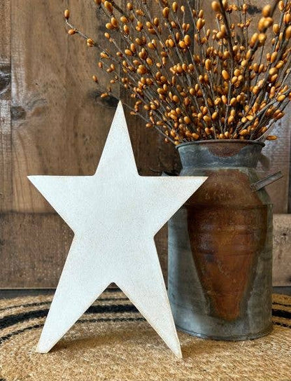 Primitive Wood Prim Stars: Unfinished / Large