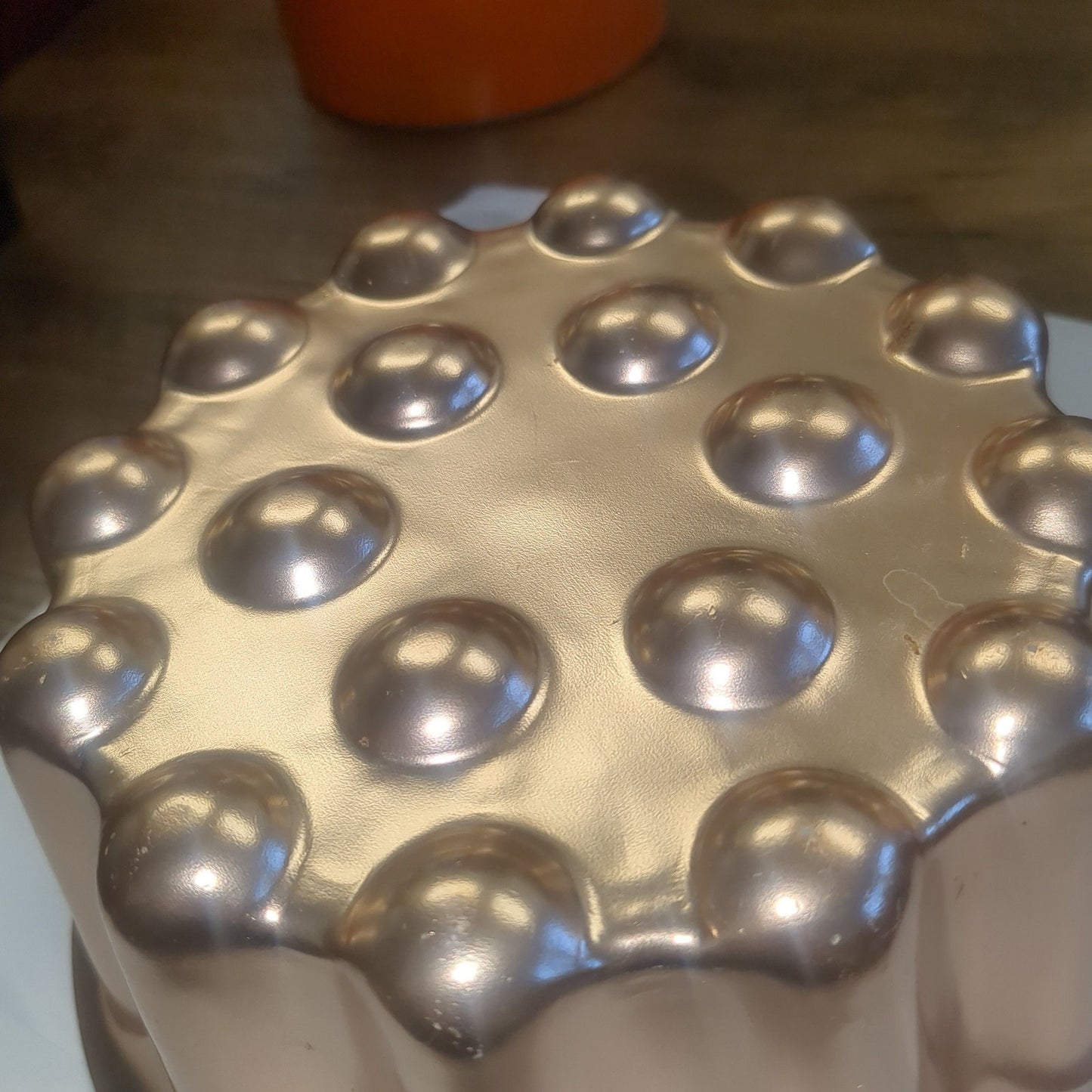 Vintage round fluted bubble cake pan kit