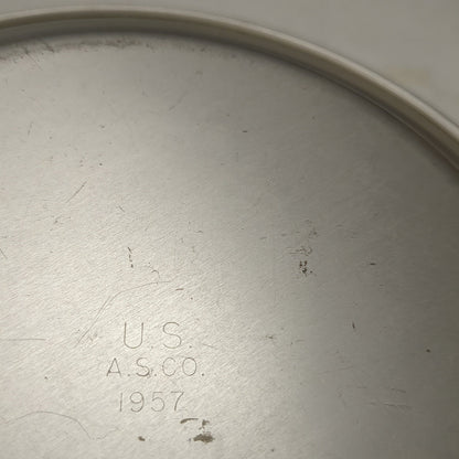 Vintage plate from officer's mess kit Alu121