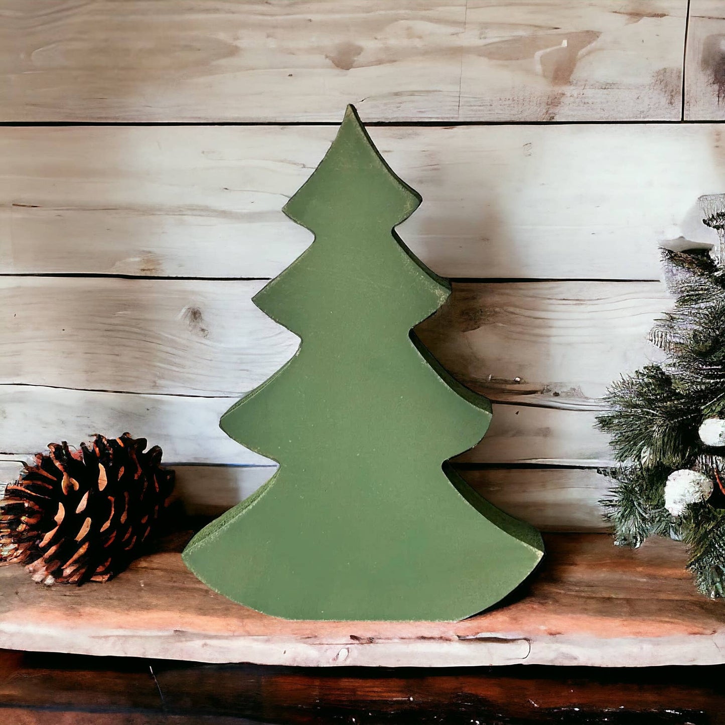 Primitive/Rustic Wood Christmas/Winter Tree -Bouncy: UNFINISHED / Tall