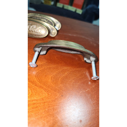 COCA-COLA Coke Brass Cup Handle Drawer Pull Knob Nostalgic Decor Hardware