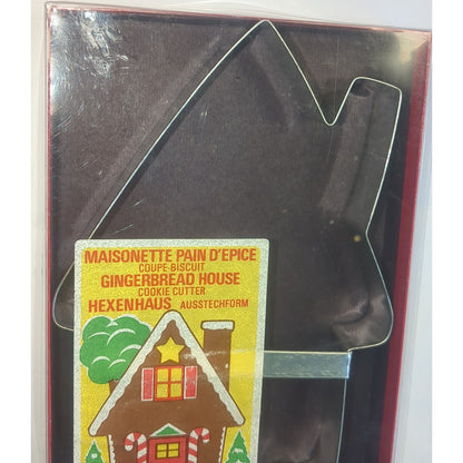 Vintage Giant Fox Run Gingerbread House Cookie Cutter cG5