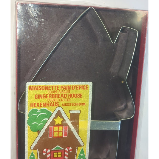 Vintage Giant Fox Run Gingerbread House Cookie Cutter cG5