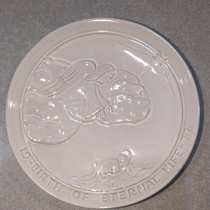 vintage frankoma plate 1977