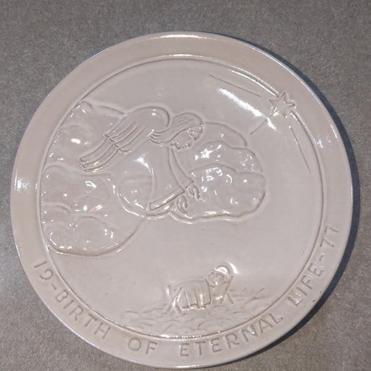 vintage frankoma plate 1977