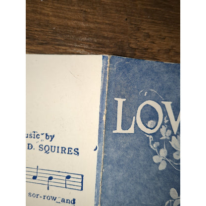 When It's Love Time In Picardy 1919 WWI Pretty Girl Vintage Sheet Music