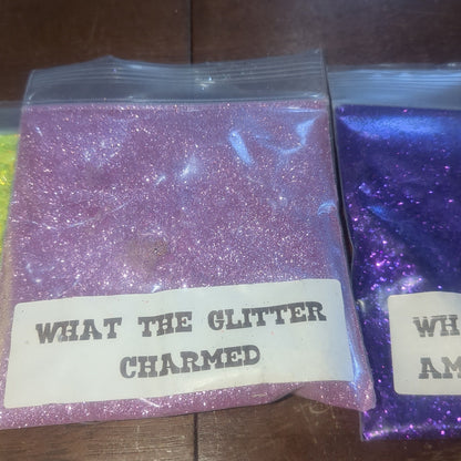 What the Glitter set of 8 Glitters
