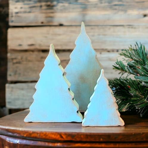 Primitive/Rustic Wood Christmas Tree - Wavy: DIY / Medium