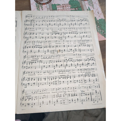 Lot Of Three Vintage Sheet Music. Dixie Blues, Mason Dixon Line, Mother Dixie &