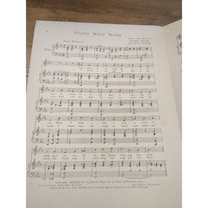 Pretty Kitty Kelly - Harry Pease & Ed Nelson - Sheet Music 1920