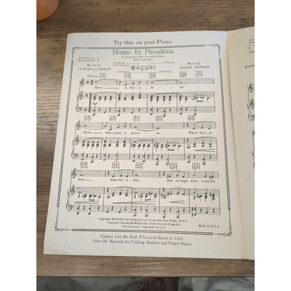 Dreary Weather: Univ of Penn. Fox Trot - 1924 sheet music - Fred & Tom Waring