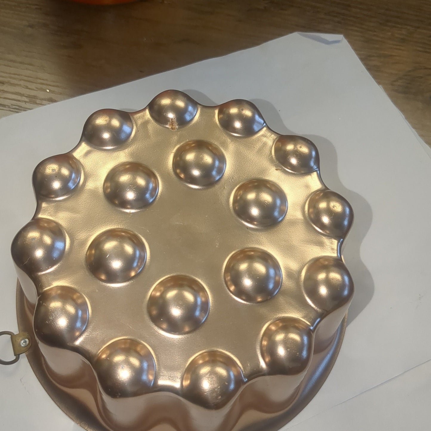 Vintage round fluted bubble cake pan kit