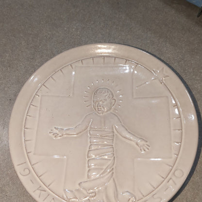 vintage Frankoma plate 1970 king of kings