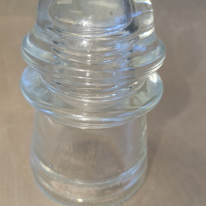 Vintage Clear glass Hemingray #16 insulator h6-16