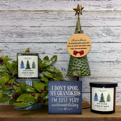 Dickens Christmas Farmhouse Soy Wax Candles - Holiday Decor    dc1