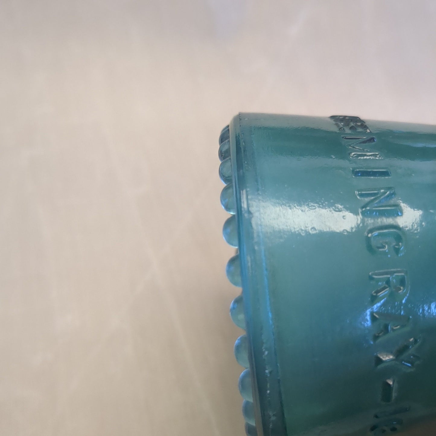 Vintage Teal Green Hemingray  #16 insulator h6-16